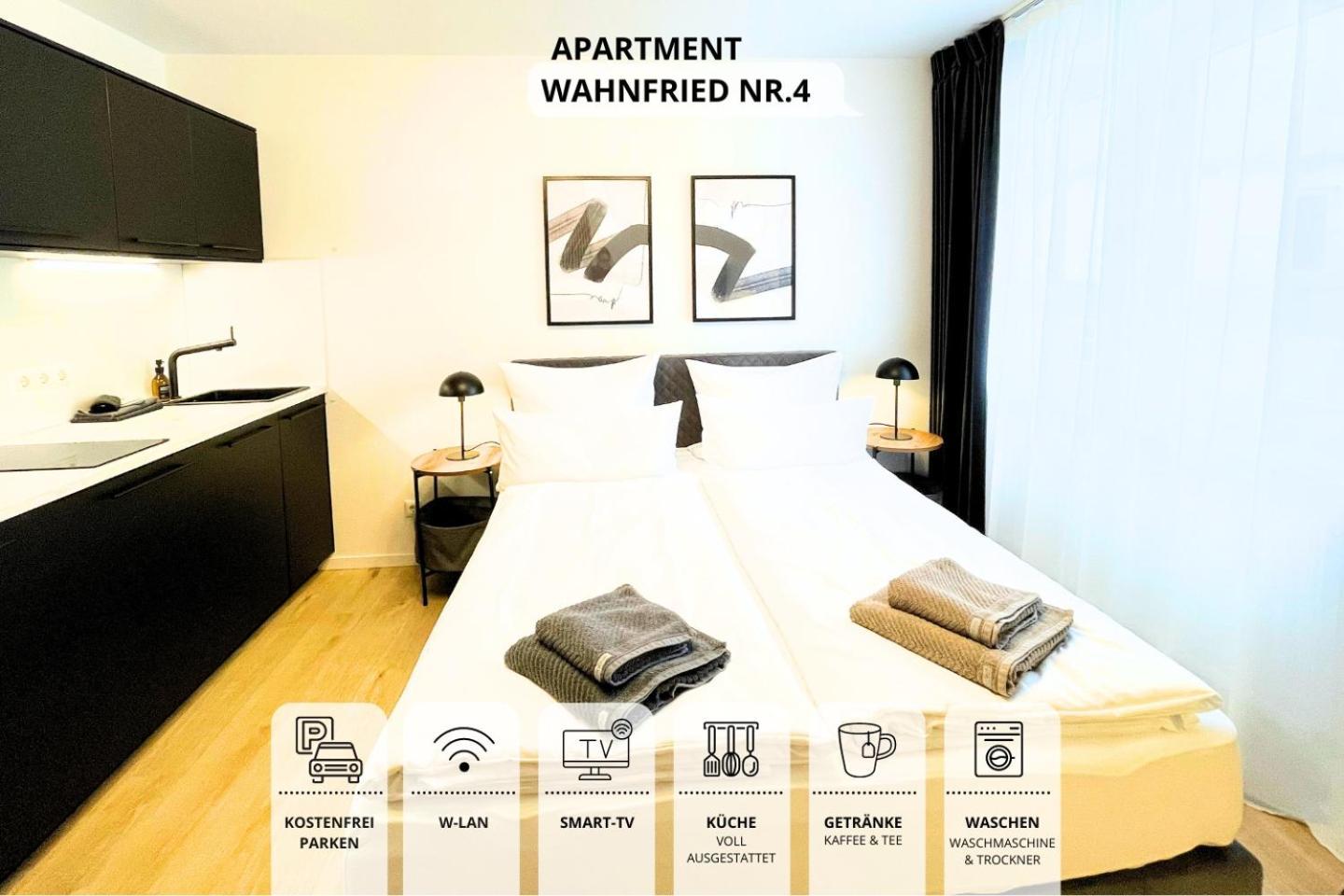 באיירוט Apartment Wahnfried No4 - Zentral Wohnen Mit Kueche Und Duschbad, Parkplatz, 300M Zur Fussgaengerzone מראה חיצוני תמונה